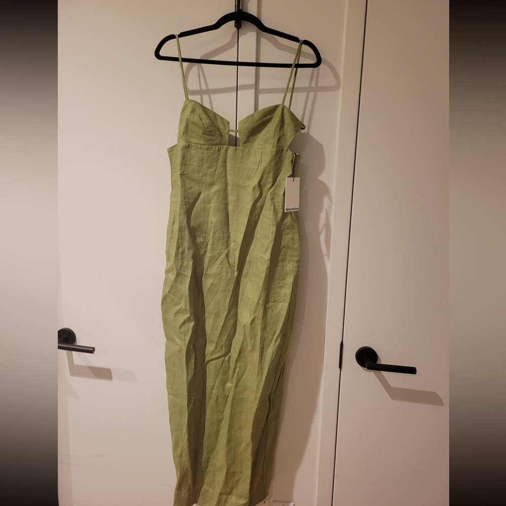 Reformation: Malibu Linen Dress